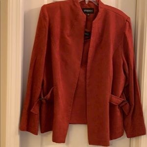 Fake Suede jacket and sleeveless top 18W